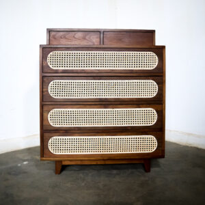 Rattan Retro Cupboard